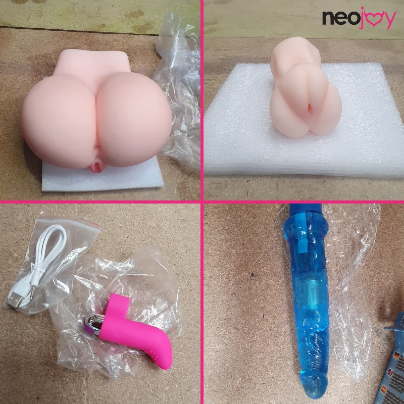 BDSM toy cuff innovations-Neojoy Big Butts - Male Pocket Pussy - Vibrator - Dildo Sex Toy