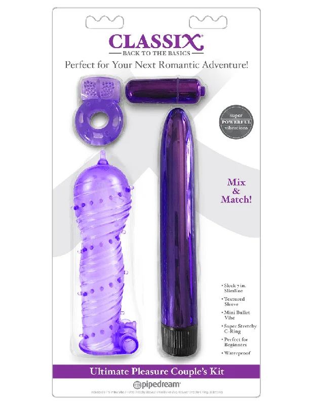 Vibrator tiny size-Ultimate Couples Fun Kit: Vibes, Bullet, and C-Ring Adventure