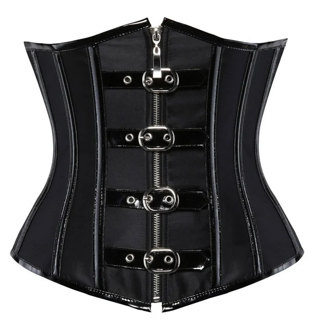 Corset in plus size range-Notaro Black Underbust Corset