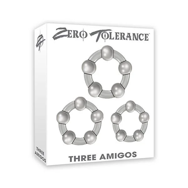 cock ring clinical studies-ZERO TOLERANCE THREE AMIGOS COCK RINGS