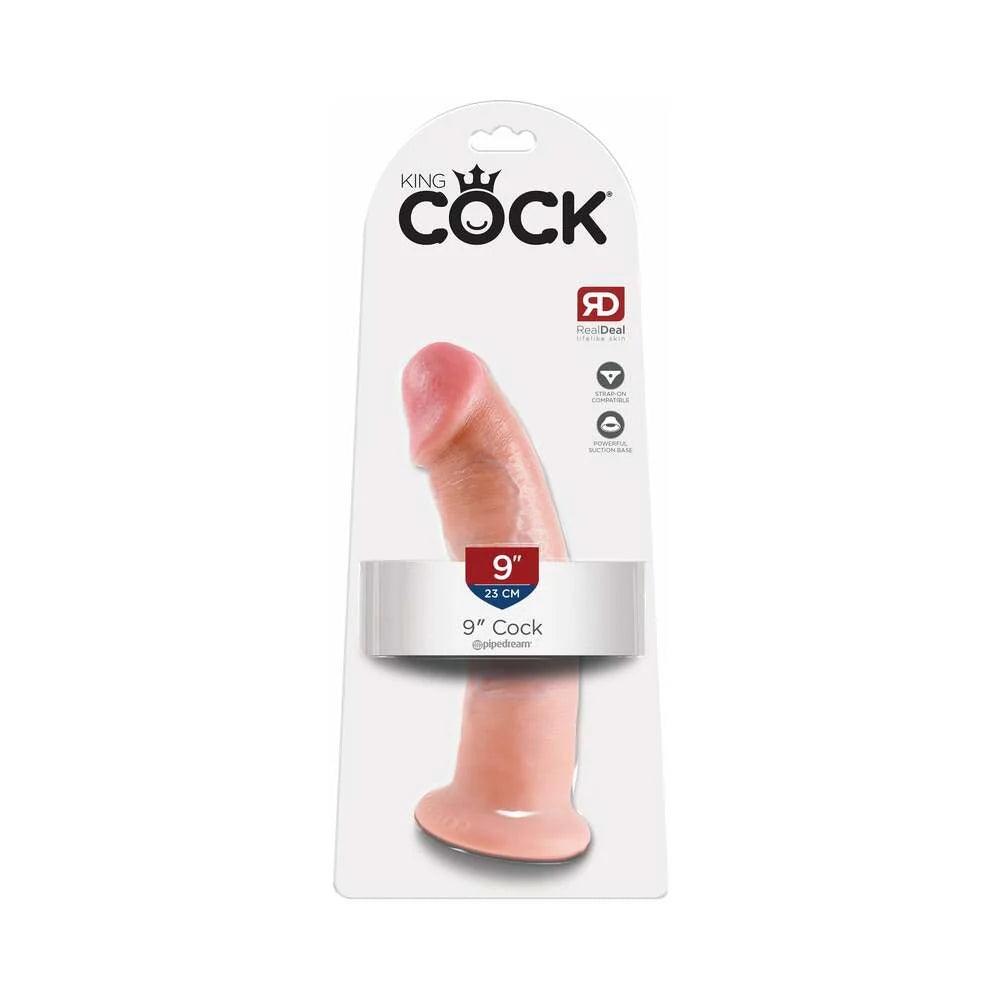 USB-charged-dildo-Pipedream King Cock 9 in. Cock Realistic Dildo With Suction Cup