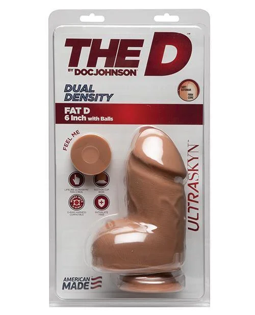 artisanal-dildo-"The D 6"" Fat D with balls"