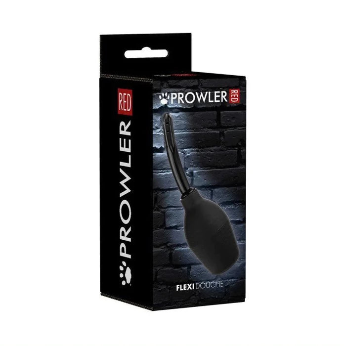 Quiet clit stimulators-Prowler Flexi 310 ml Douche -Black