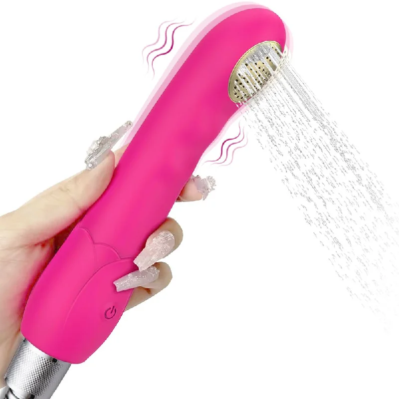 Vibrator silky feel-Vibrating Dildo G Spot Vibrator - Shower Vaginal Massager Dual-function Sex Toys for Women