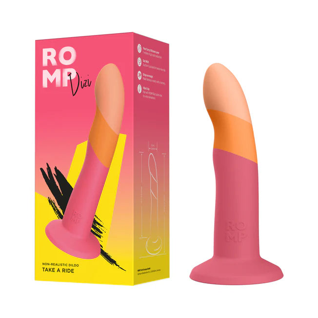 hollow-dildo-ROMP Dizi Curved 7 Inch Silicone Dildo