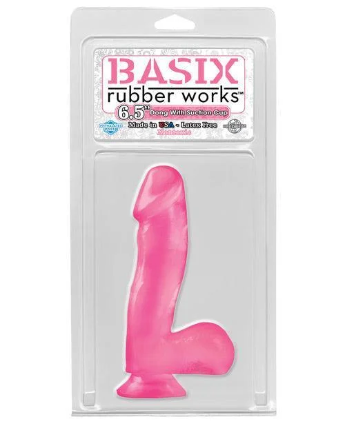 artisanal-dildo-"Basix Rubber Works 6.5"" Dong W/suction Cup"