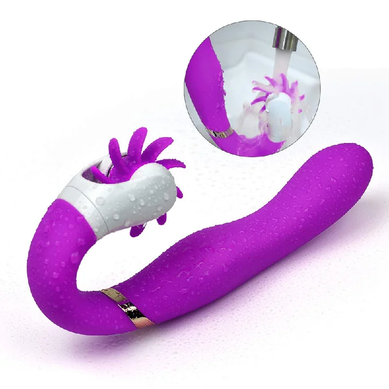 Vibrator cool shape-12 mode Double motor Anal Sex Toys G-Spot Vaginal-Clitoral Vibrator For Women