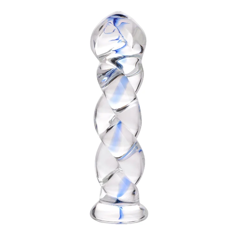 battery-operated-dildo-Prisms Erotic Glass Soma Twisted Dildo