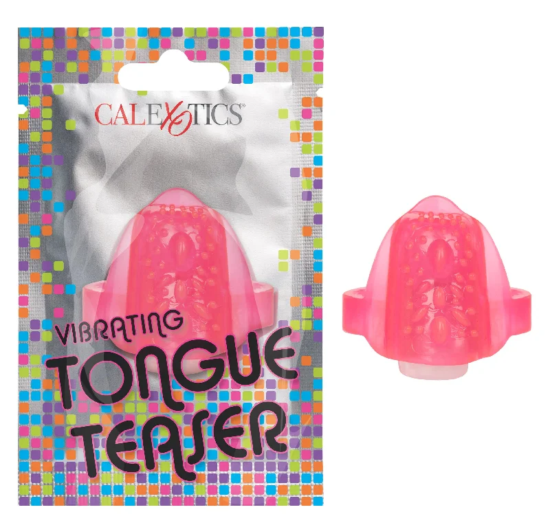 Vibrator low cost-Foil Pack Vibrating Tongue Teaser - Pink