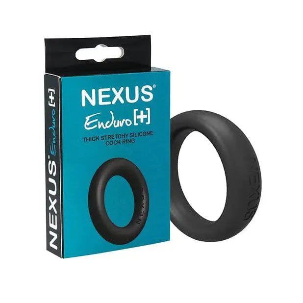 cock ring empowerment-Nexus Enduro Plus Silicone Cock Ring - Black