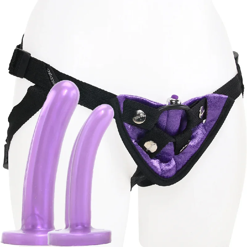 Sex toys for playful couples-Bend Over Intermediate Harness Kit in Purple