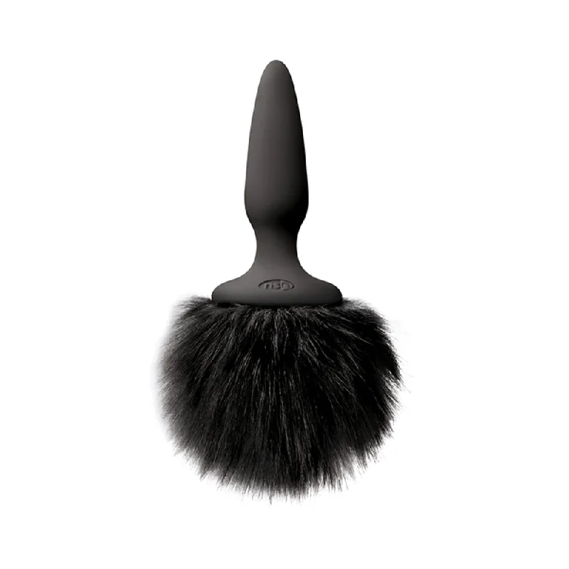 Vibrators with app control-Bunny Tails Mini Pink Fur