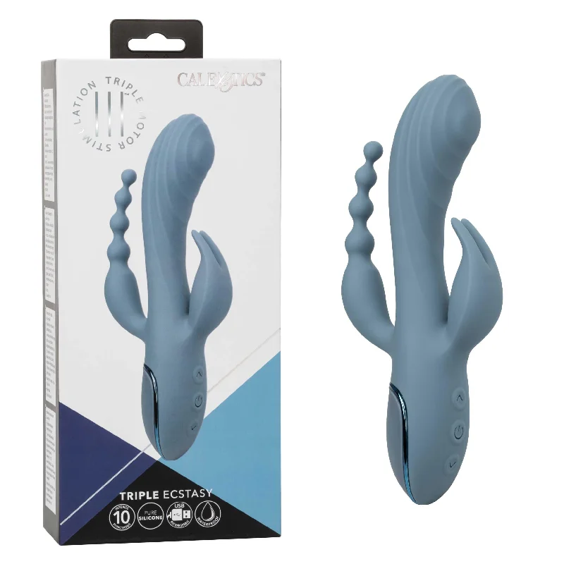 Vibrator crowd pleaser-Iii Triple Ecstasy - Blue