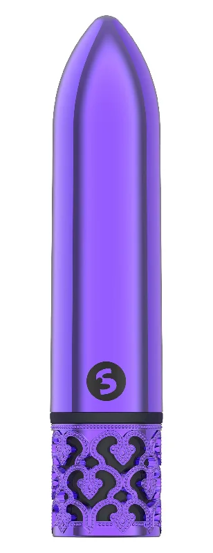 Vibrator non toxic-Glamour - Rechargeable Abs Bullet - Purple