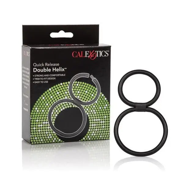 cock ring gothic-Double Helix Quick Release Erection Enhancer - Black