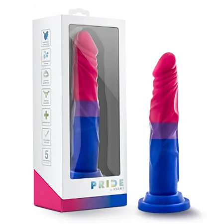 adjustable-dildo-Blush Avant Pride P8 Love Silicone Dildo 7.5 inch