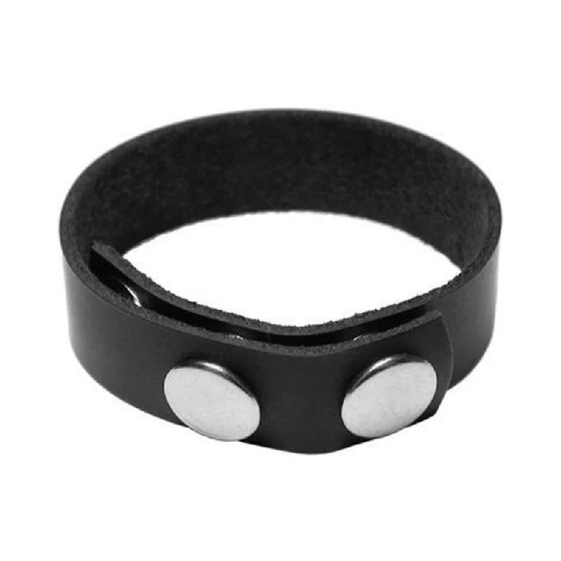 cock ring editor choice-3 SNAP LEATHER COCK RING