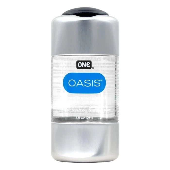 Rechargeable anal plugs-One Oasis 3.38 oz Water Based Lube