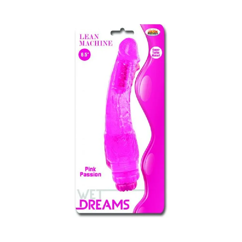 Vibrator discreet look-Lean Machine Pink Realistic Vibrator