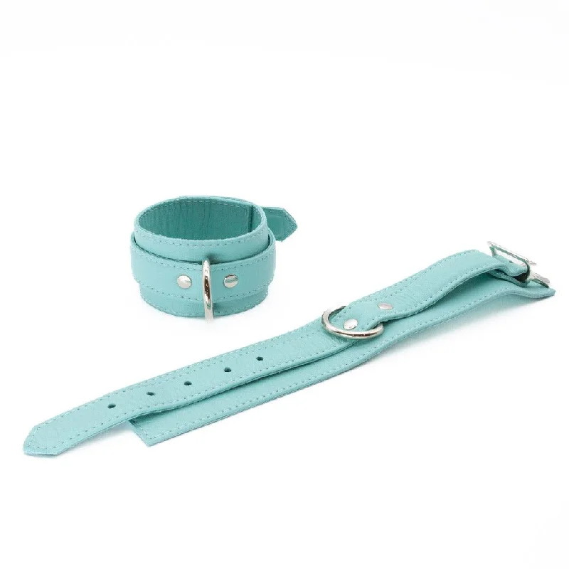 Best BDSM toy bundles-Zoë Ligon x The Stockroom Limited Edition Ankle Cuffs, Mint Green