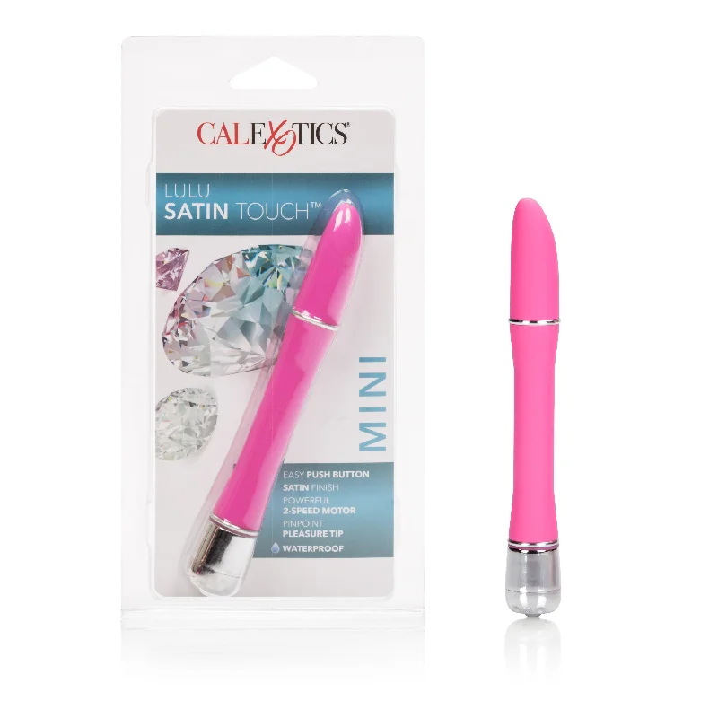 Vibrator long warranty-Lulu Satin Touch Vibe - Pink