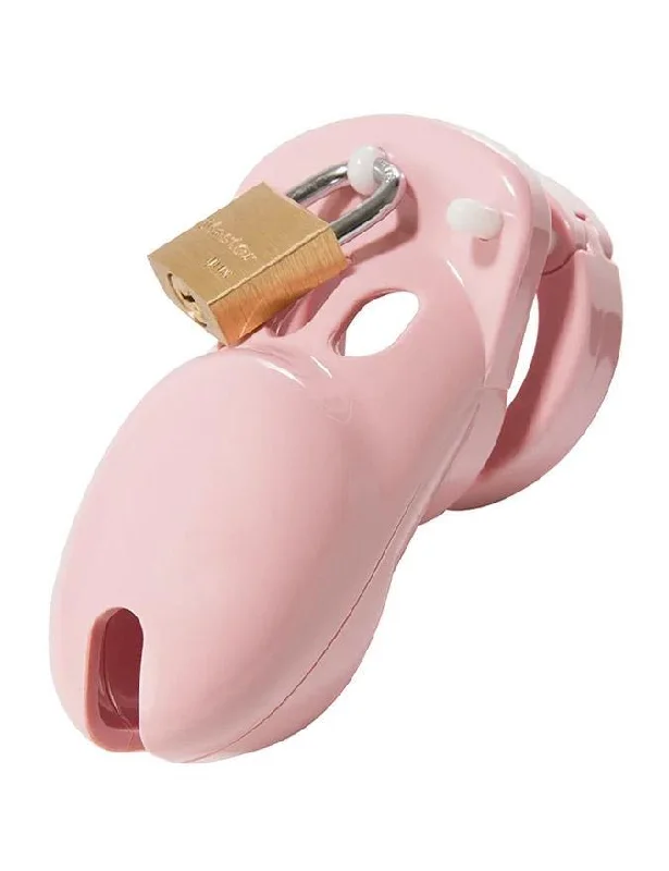 Sensory play BDSM toys-CB-3000 Male Chastity Device, Pink