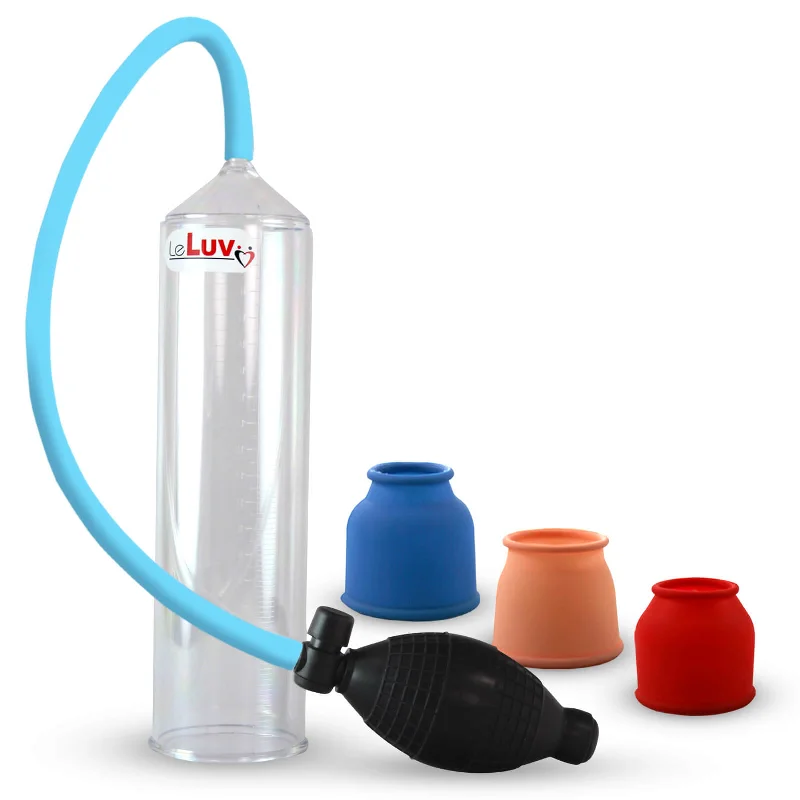 cock ring premium blend-LeLuv BETTER Bgrip EasyOp Penis Pump | Silicone Hose Upgrade and 3 Sizes of Sleeves