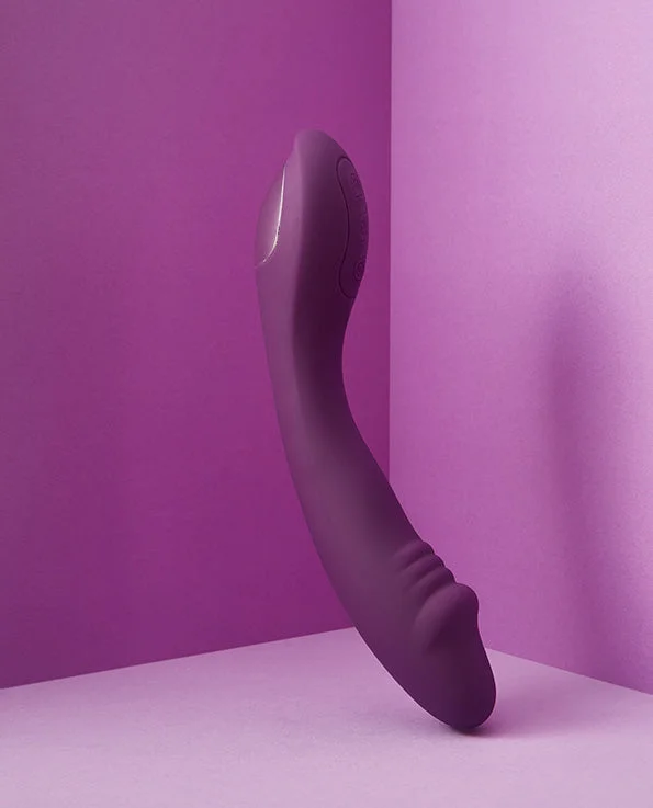 quiet-dildo-Carina Ribbed G-Spot Vibrating Dildo