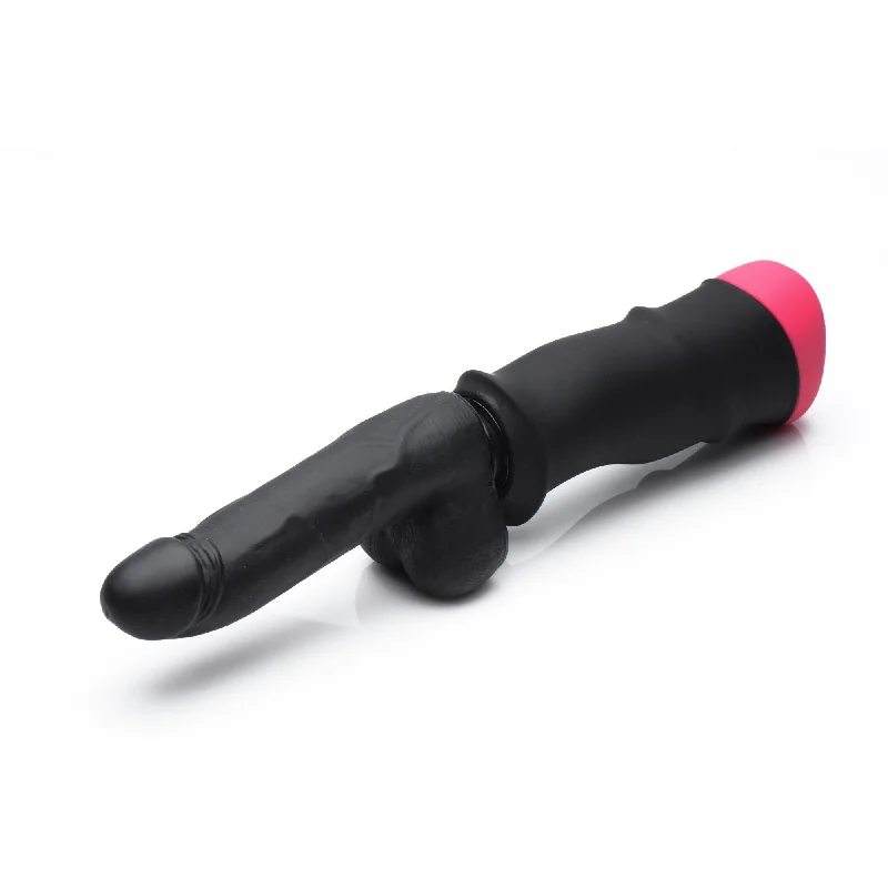 USB-charged-dildo-Lovebotz Mega-Pounder Hand-held Thrusting Silicone Dildo