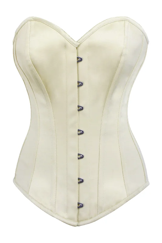 Corset top with one-shoulder-Staniforth Custom Made Corset