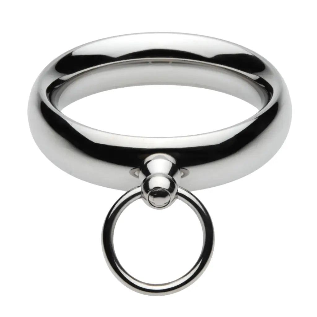 cock ring dynamic-Lead Me Stainless Steel Cock Ring