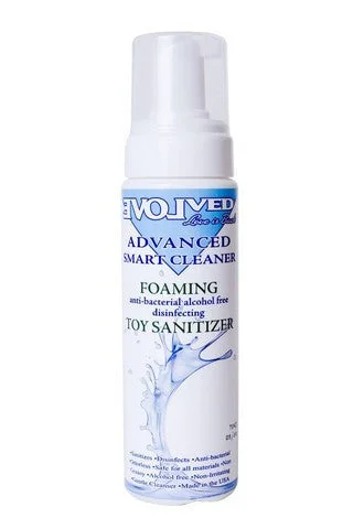 Sex toys with soft tips-Advanced Smart Cleaner Foaming Toy Sanitizer - 8 oz.