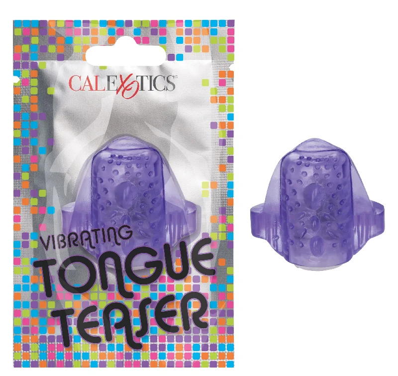 Vibrator upscale gift-Foil Pack Vibrating Tongue Teaser - Purple