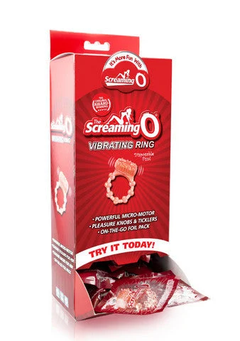 Quiet G-spot toys-The Screaming O Vibrating Ring - 48 Pieces Vertical