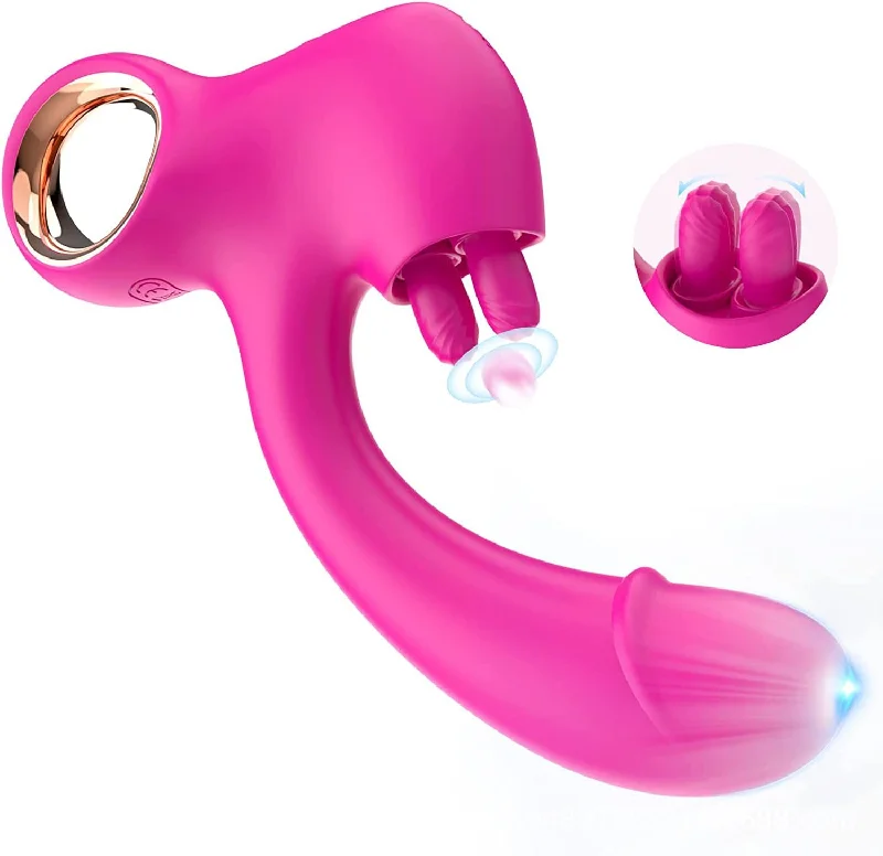 Vibrator variable speed-Rabbit Clit Clamps Anal Dildo G Spot Vibrator - Double End Anal Clitoral Stimulator Female Sex Toy