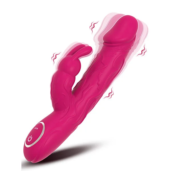 Vibrator rave reviews-Rabbit Dildo Vibrator - Realistic Glan G Spot Clitoral Stimulator Female Sex Toys