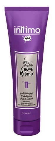 Sex toys for men’s pleasure-Wet Inttimo Kitty Total Body Shave Kreme Forbidden Fruit - 2.8 oz.