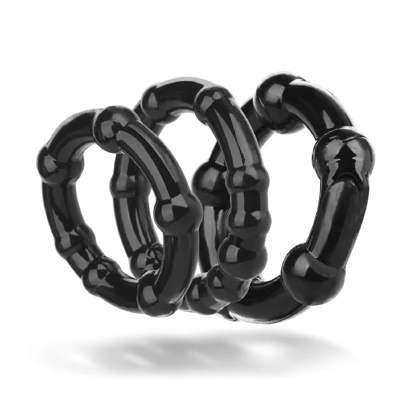 cock ring niche market-STAY HARD BEADEDCOCK RING